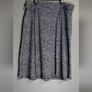Olivia Blu Casual Skirt, black and White color Size(XL)